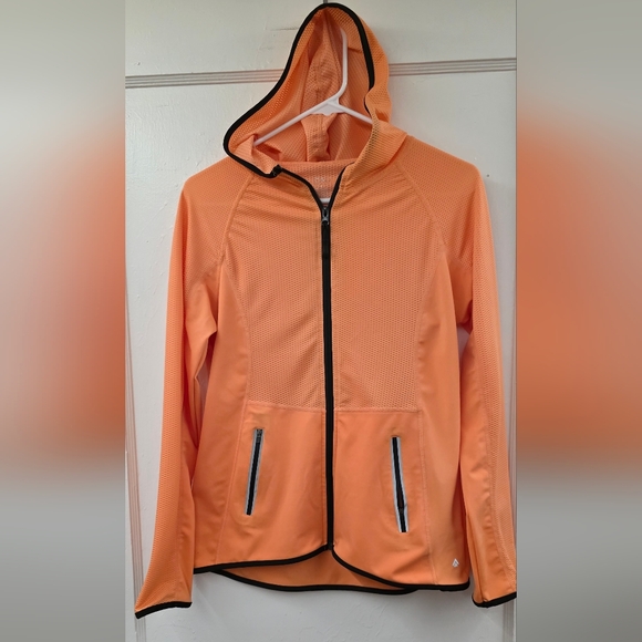 Cali Sport Jackets & Blazers - 🍁CALI Sport Coral Mesh Zip Up Hoodie M Lightweight Athletic Jacket Breathable